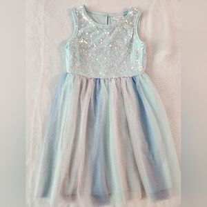 Little Girls EUC size 6x Cat and Jack sequin dress